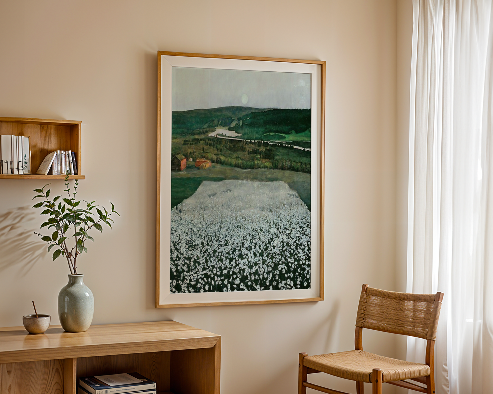 Harald Sohlberg - Blomstereng i nord
