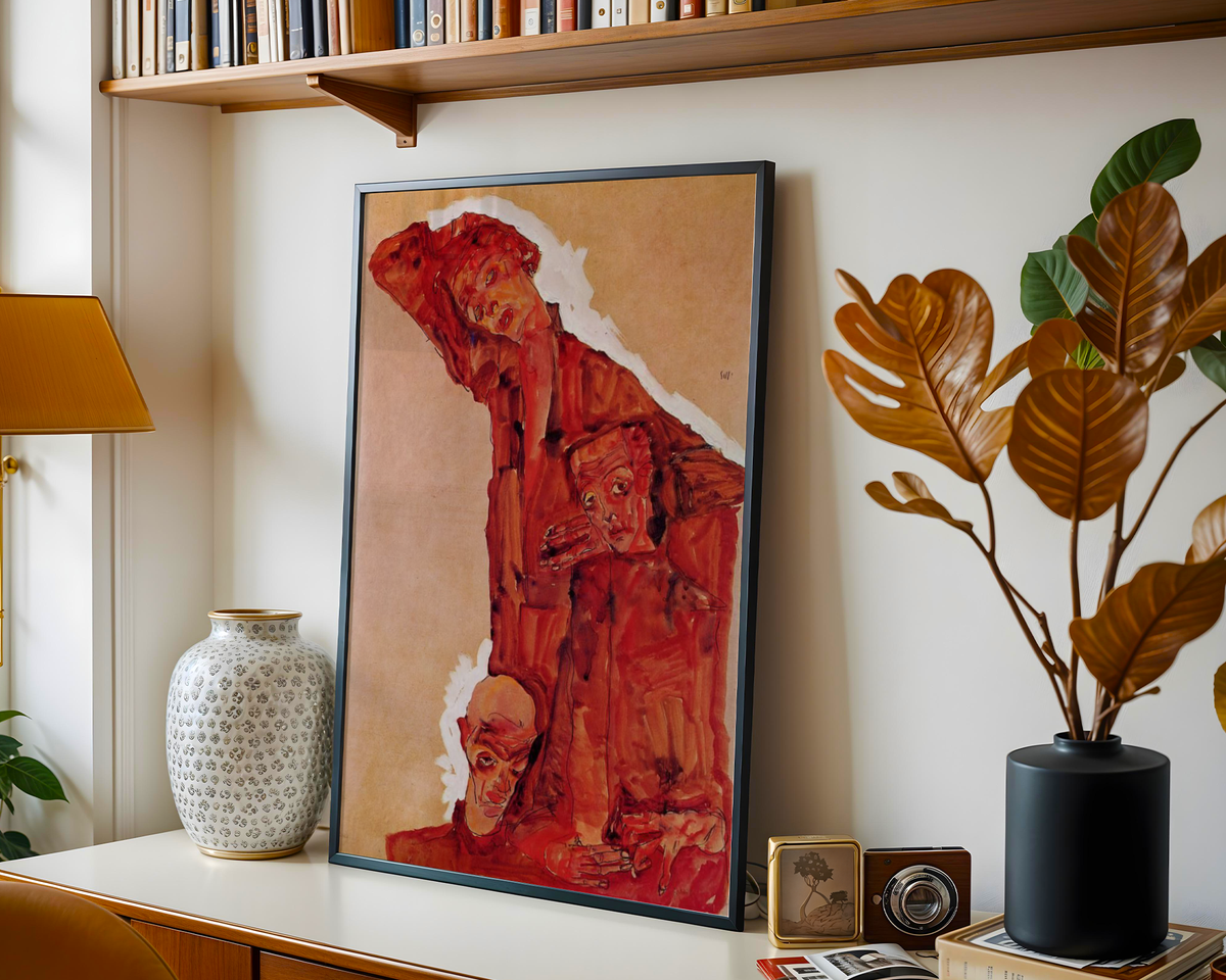 Egon Schiele - Triple Self-Expression (1911)