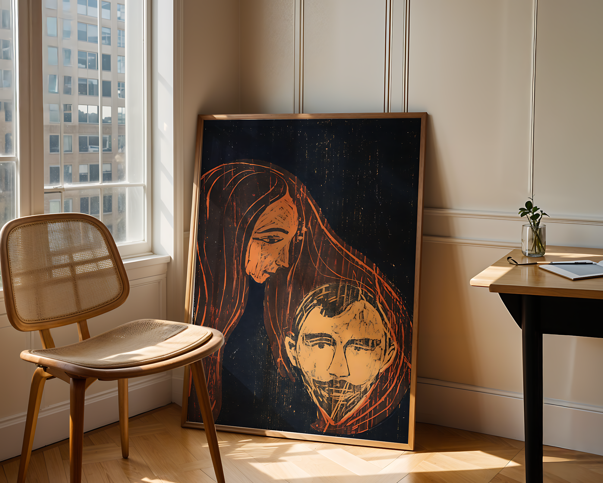 Edvard Munch - Mannshode i Kvinnehår (1898)
