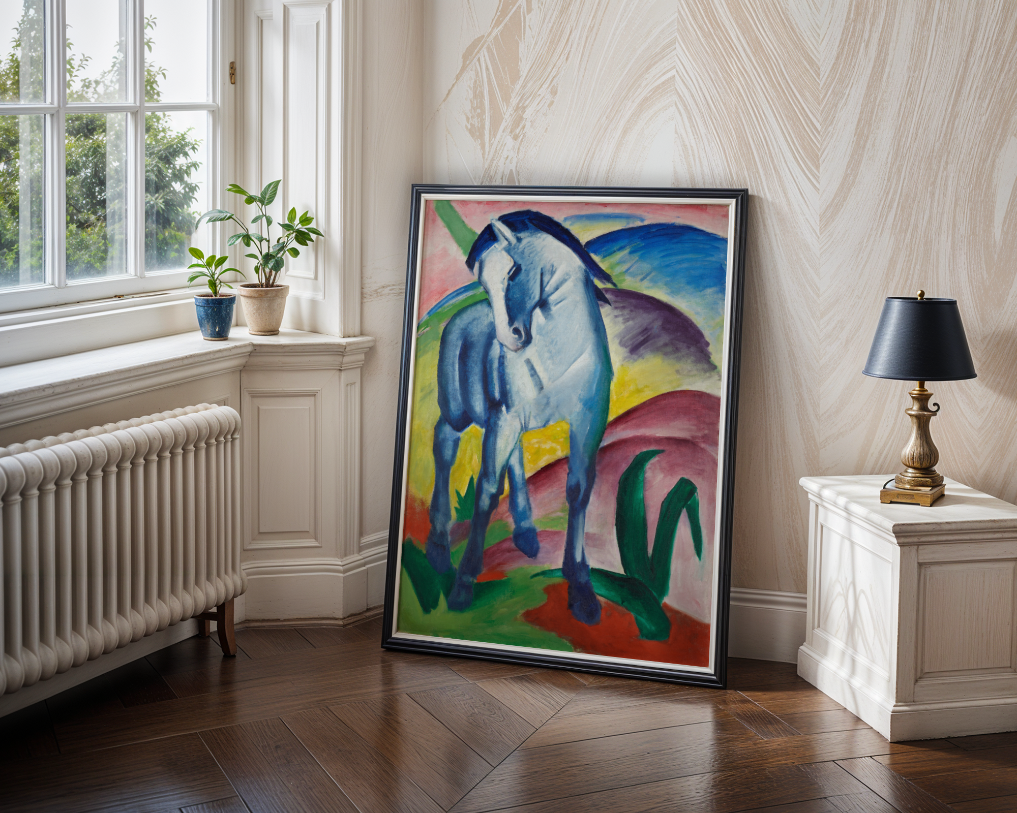 Franz Marc - Blaues Pferd I (Blå hest I)