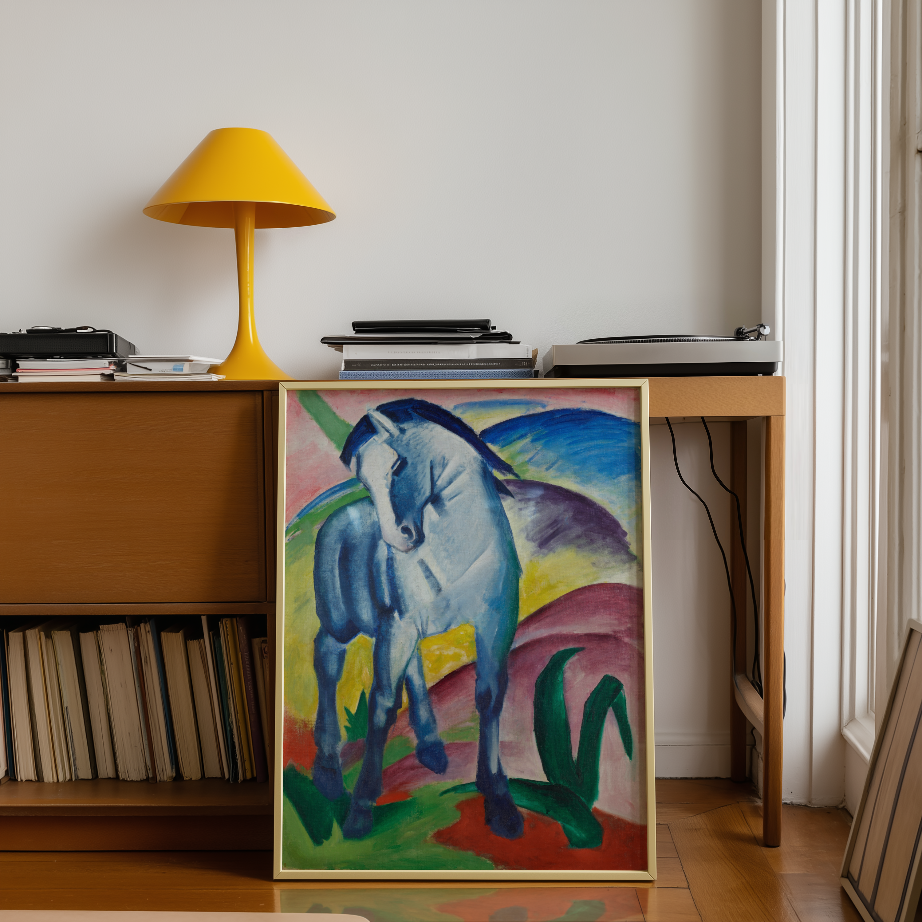 Franz Marc - Blaues Pferd I (Blå hest I)