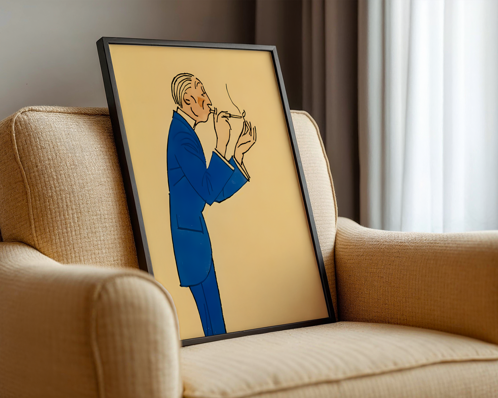 Gentleman Smoking