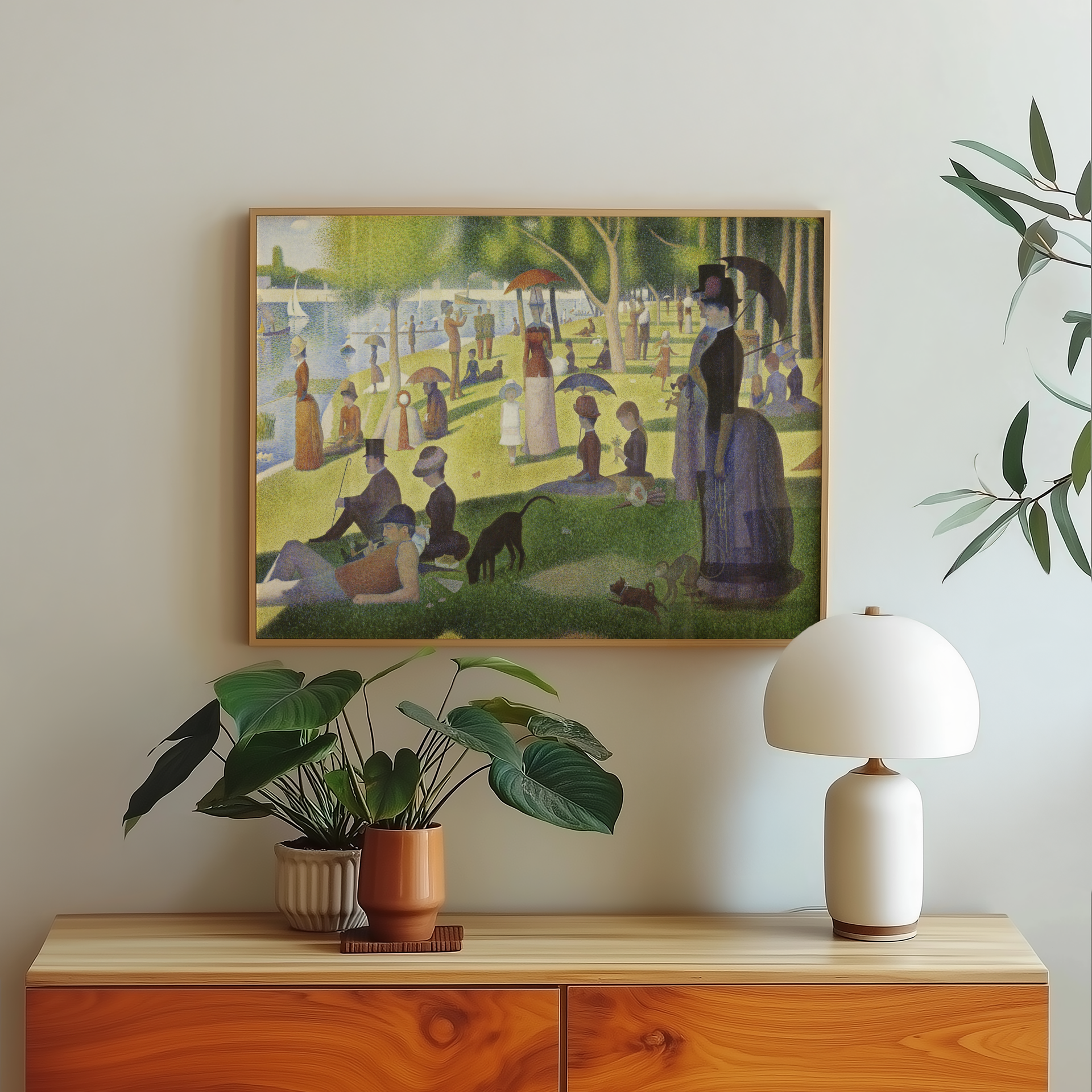 Georges Seurat - En søndag ettermiddag på øya La Grande Jatte