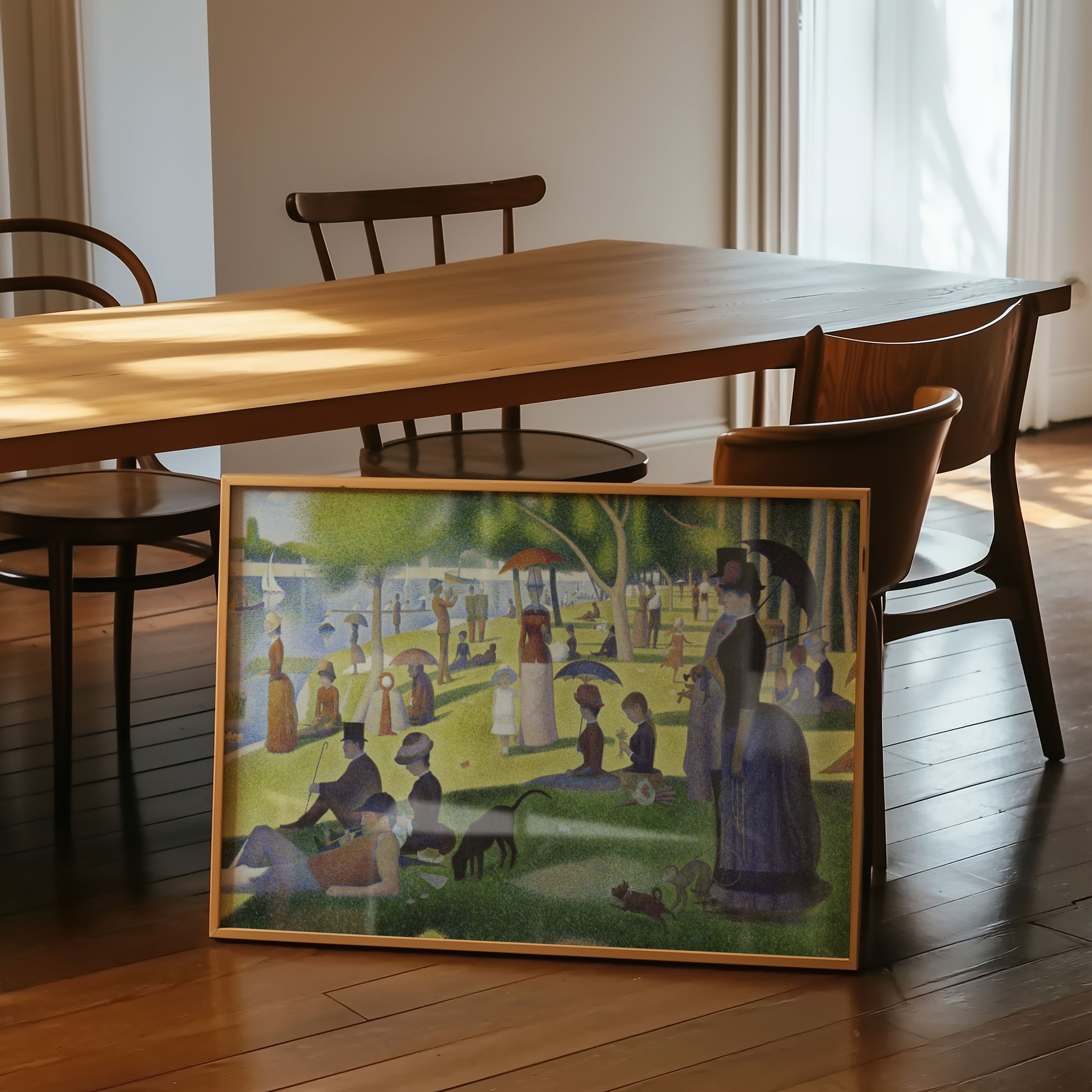 Georges Seurat - En søndag ettermiddag på øya La Grande Jatte