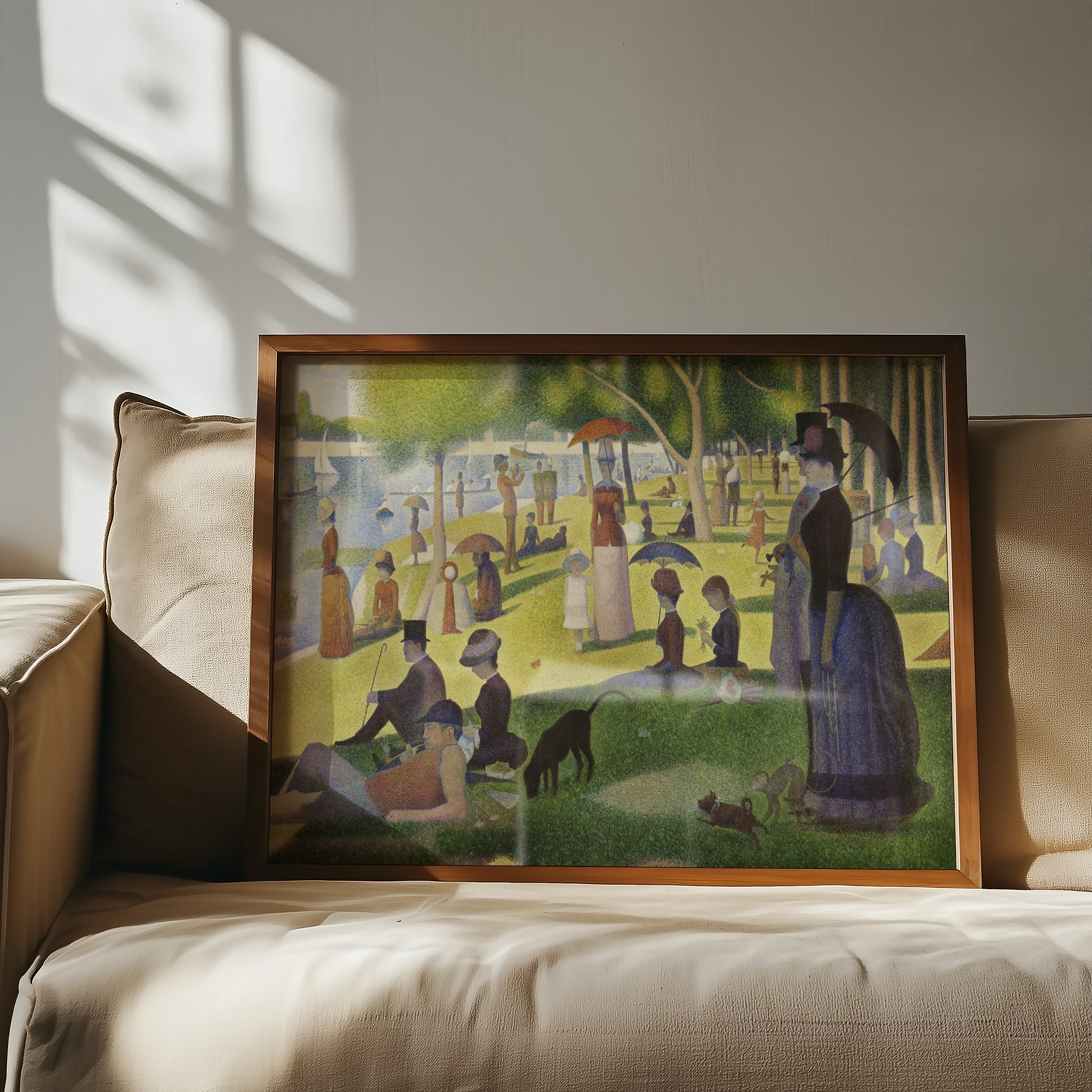Georges Seurat - En søndag ettermiddag på øya La Grande Jatte
