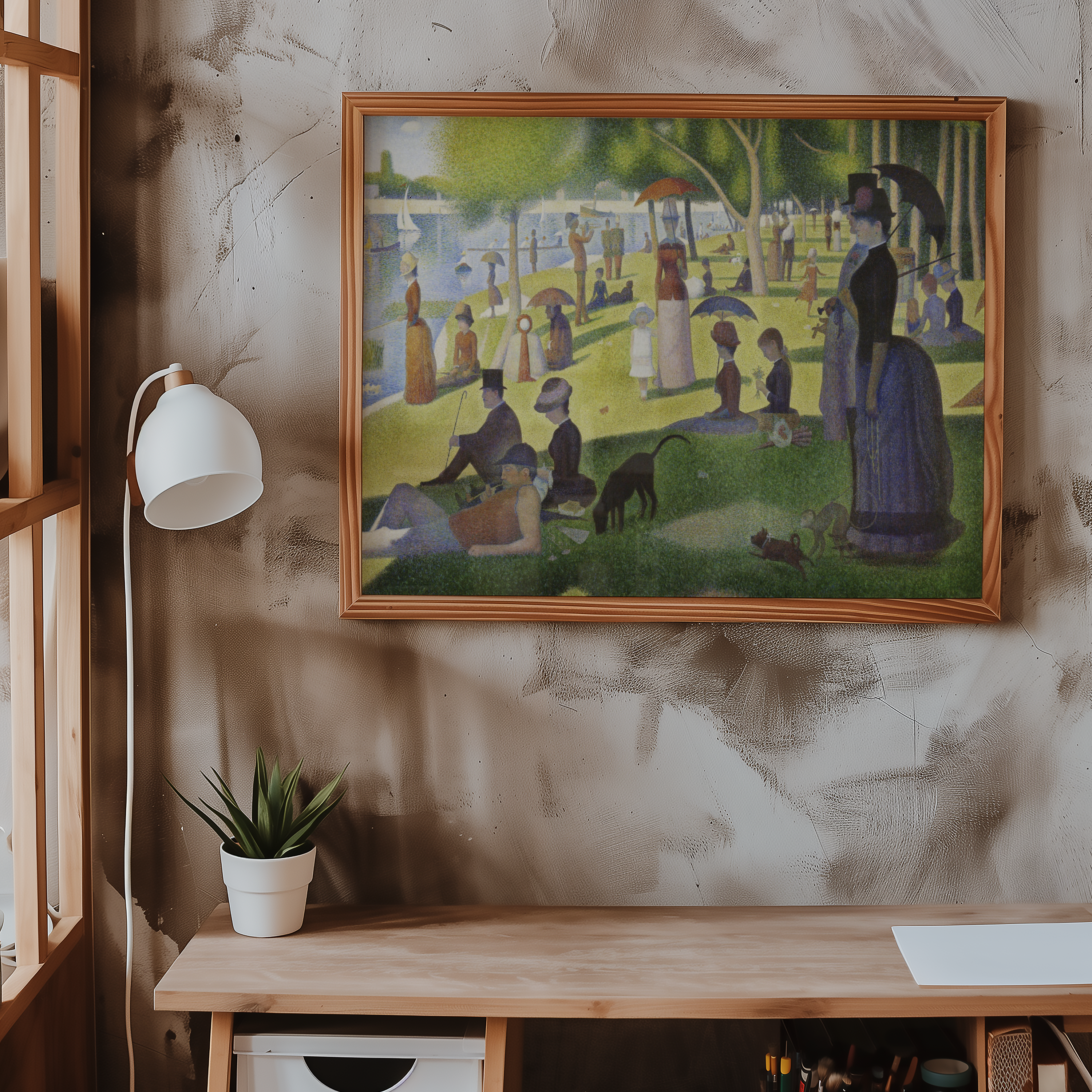 Georges Seurat - En søndag ettermiddag på øya La Grande Jatte