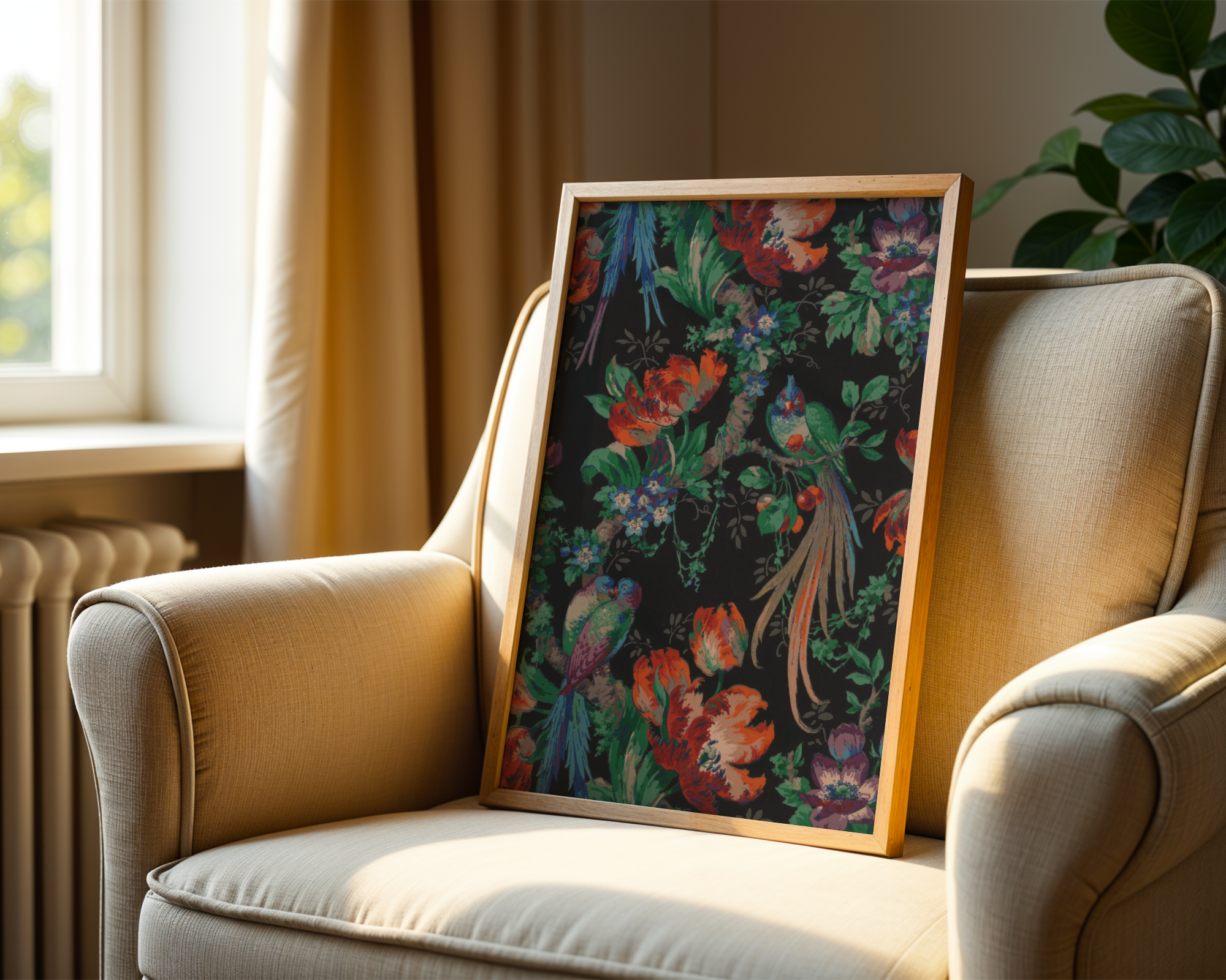 Birds & Flowers