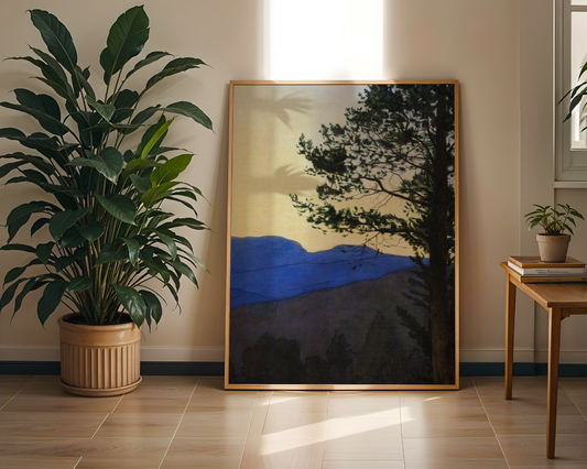 Harald Sohlberg - Vinternatt i Rondane