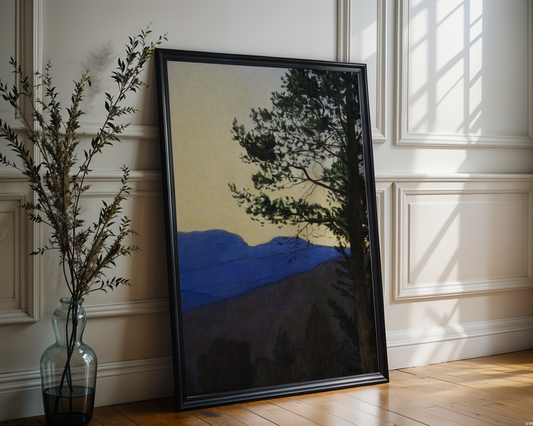 Harald Sohlberg - Vinternatt i Rondane