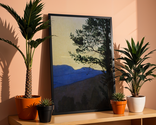 Harald Sohlberg - Vinternatt i Rondane