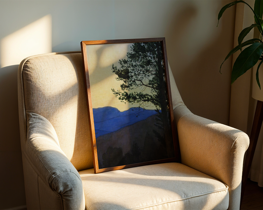 Harald Sohlberg - Vinternatt i Rondane