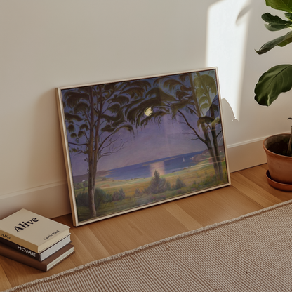 Harald Sohlberg - Måneskinn (1922)