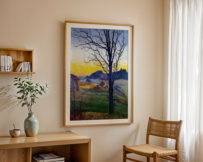 Harald Sohlberg - Høstlandskap