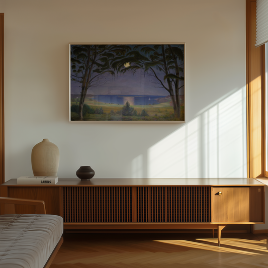 Harald Sohlberg - Måneskinn (1922)