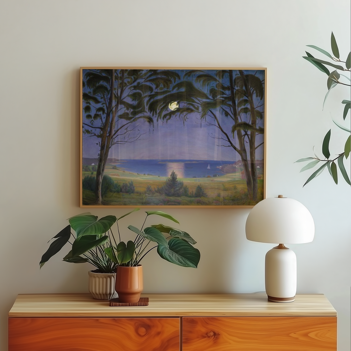 Harald Sohlberg - Måneskinn (1922)