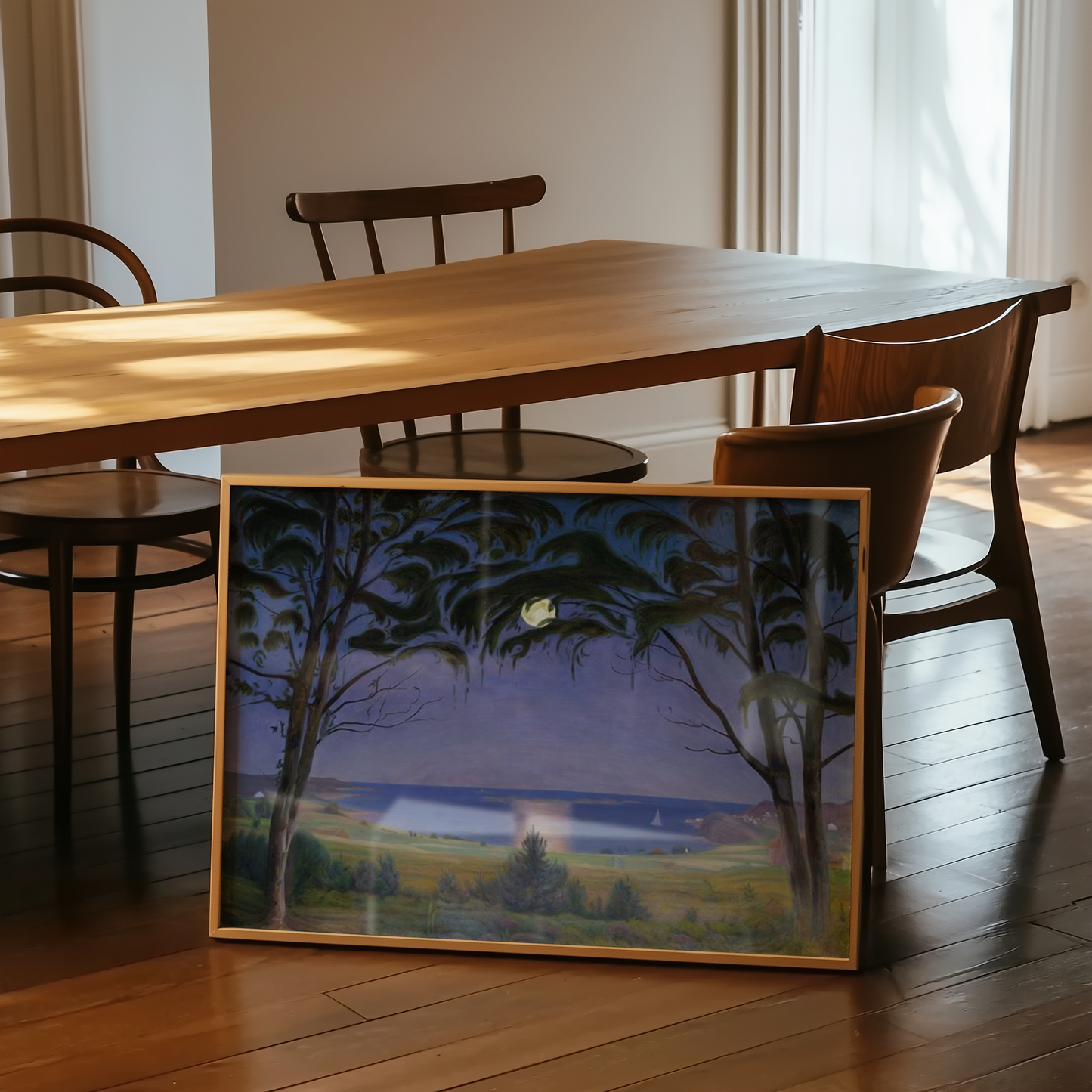 Harald Sohlberg - Måneskinn (1922)