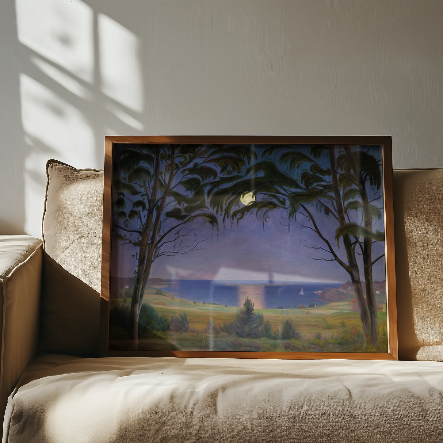 Harald Sohlberg - Måneskinn (1922)