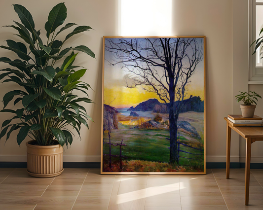 Harald Sohlberg - Høstlandskap