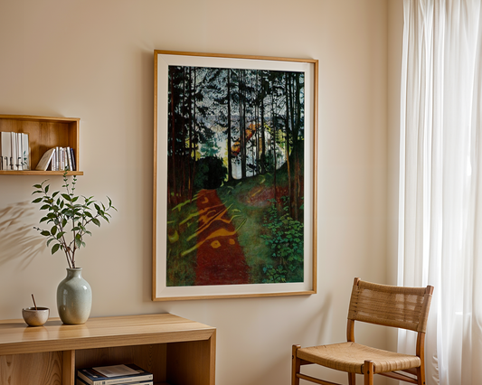 Harald Sohlberg - Sun Gleam