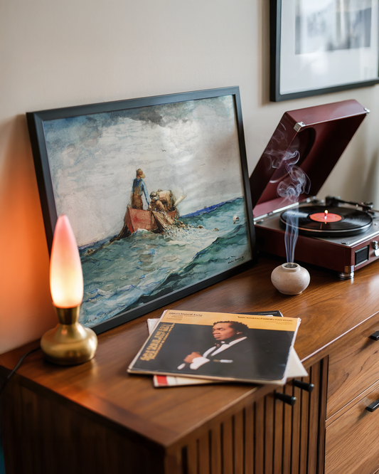 Winslow Homer - Hauling in the Nets (1887)
