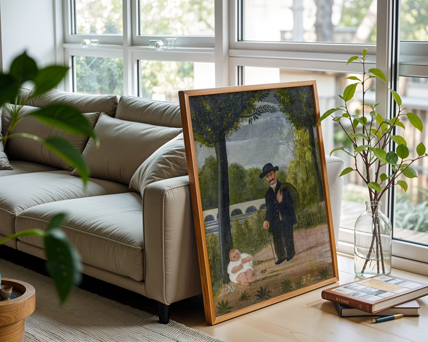 Henri Rousseau - Stroller and Child