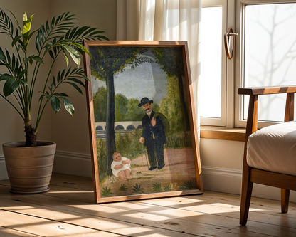 Henri Rousseau - Stroller and Child