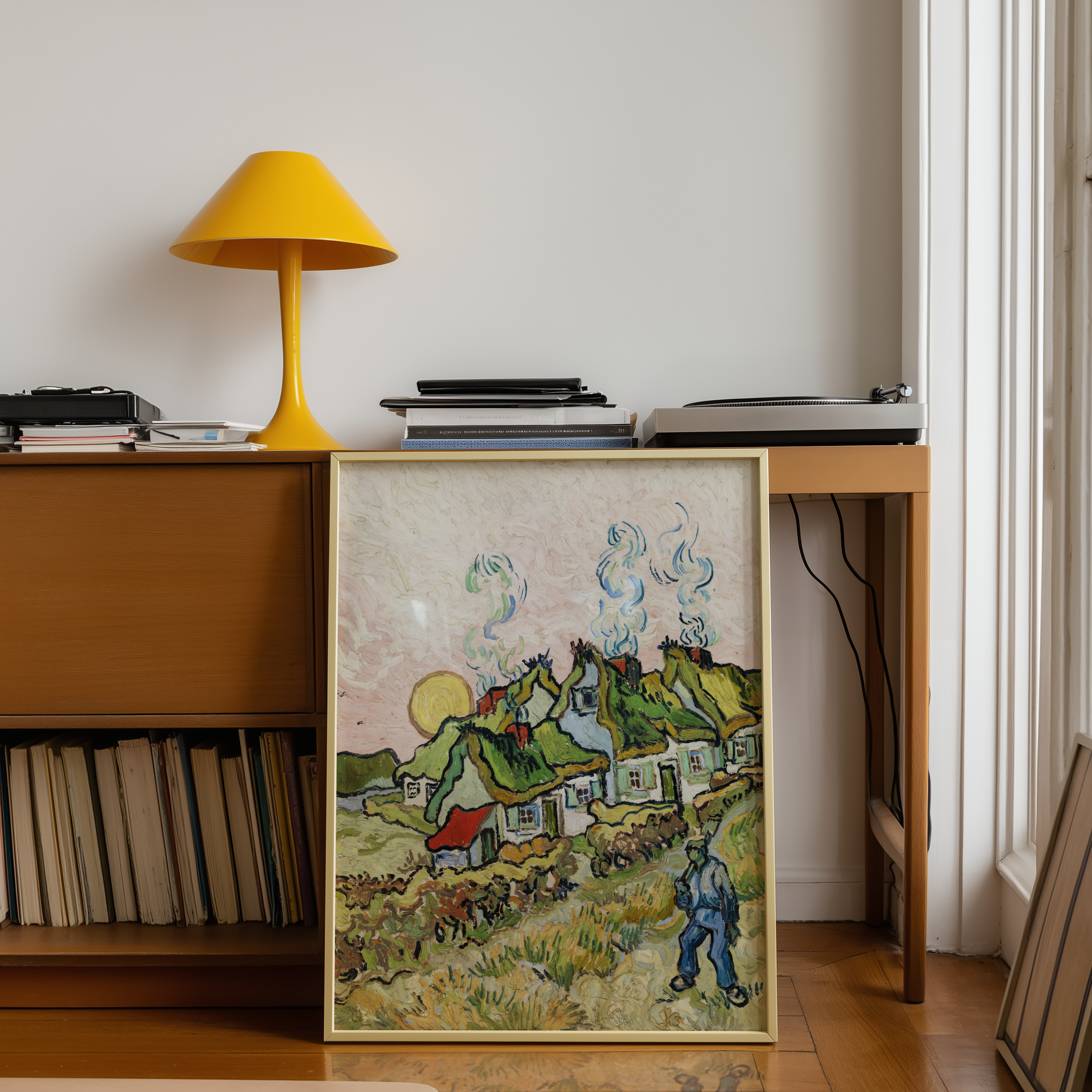 Vincent van Gogh - Houses and Figure