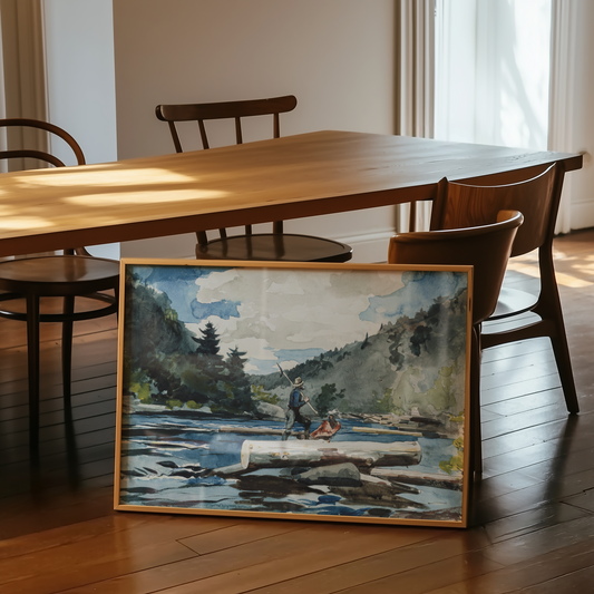 Winslow Homer - Hudson River Logging