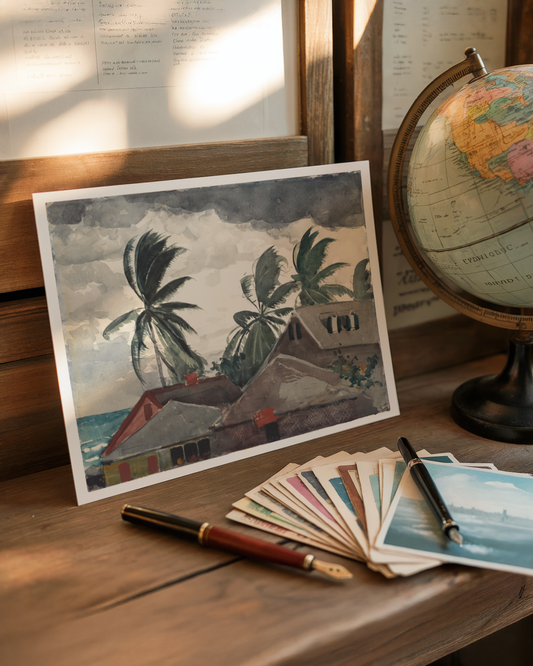 Winslow Homer - Hurricane Bahamas (1898)