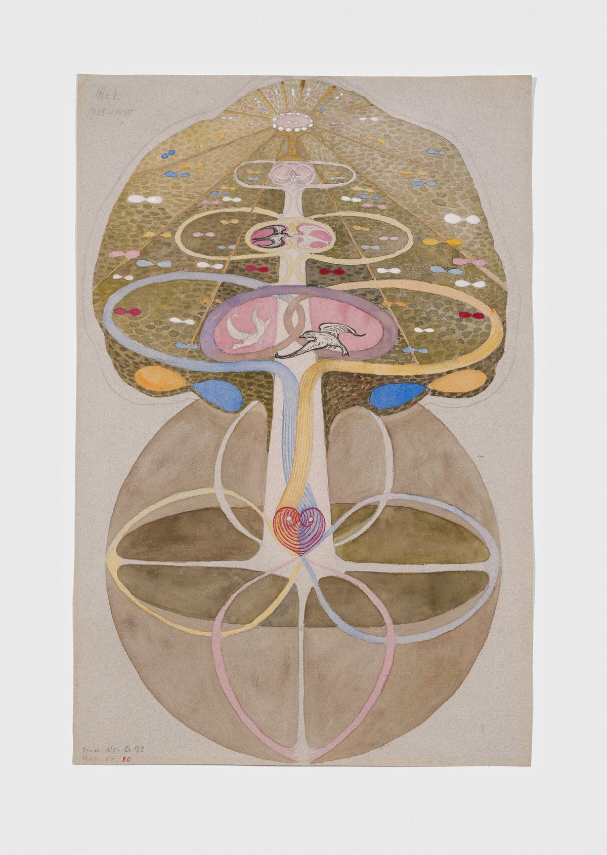 Hilma af Klint - The Tree of Knowledge (1913–1915)
