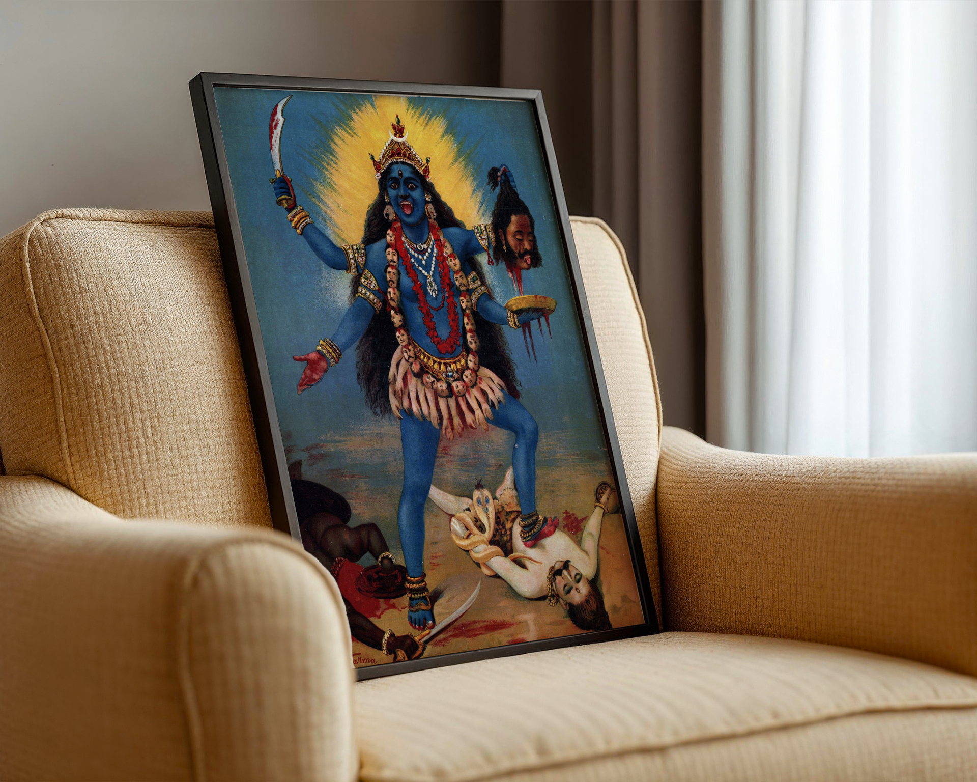 Raja Ravi Varma - Goddess Kali (1910)