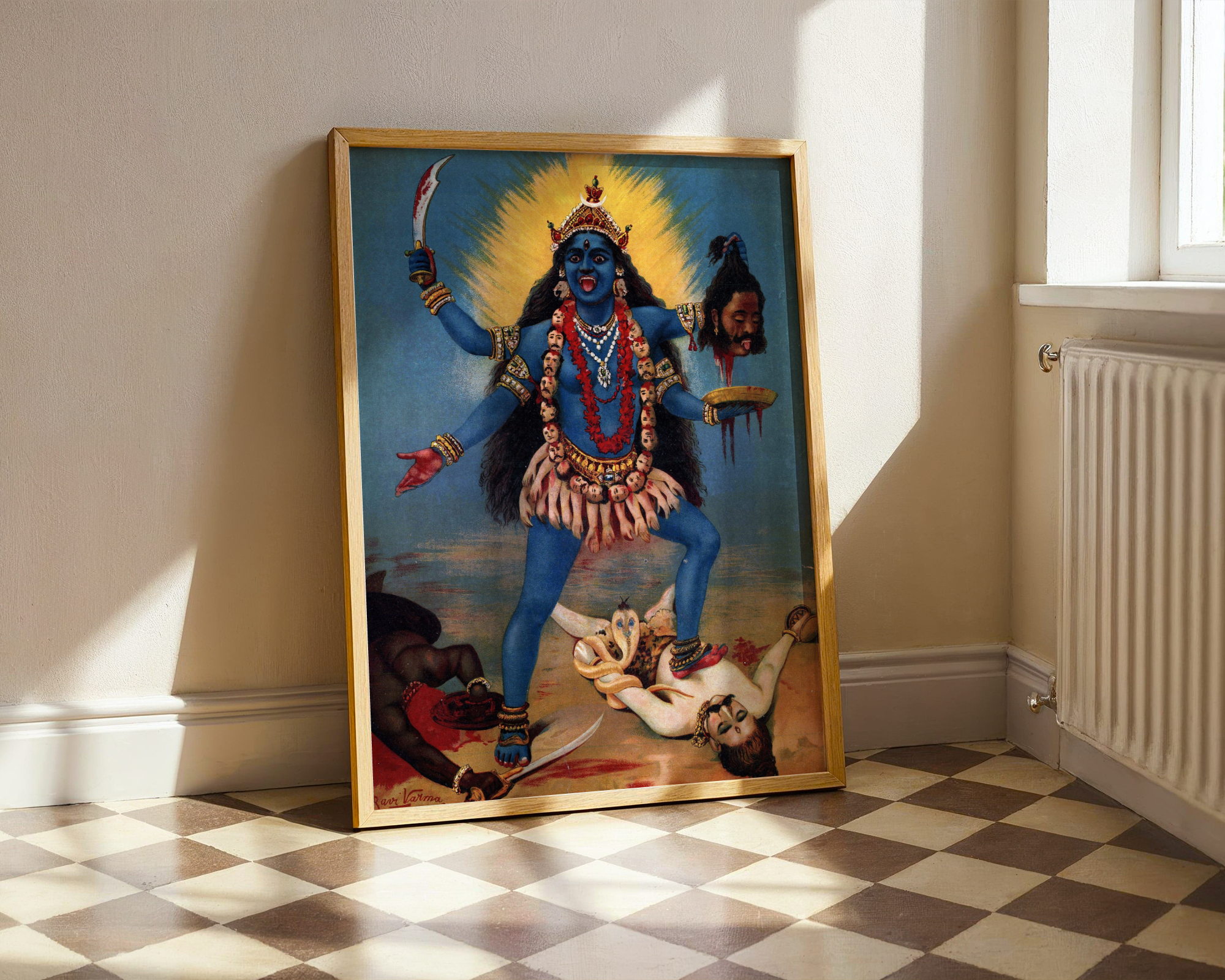 Raja Ravi Varma - Goddess Kali (1910)