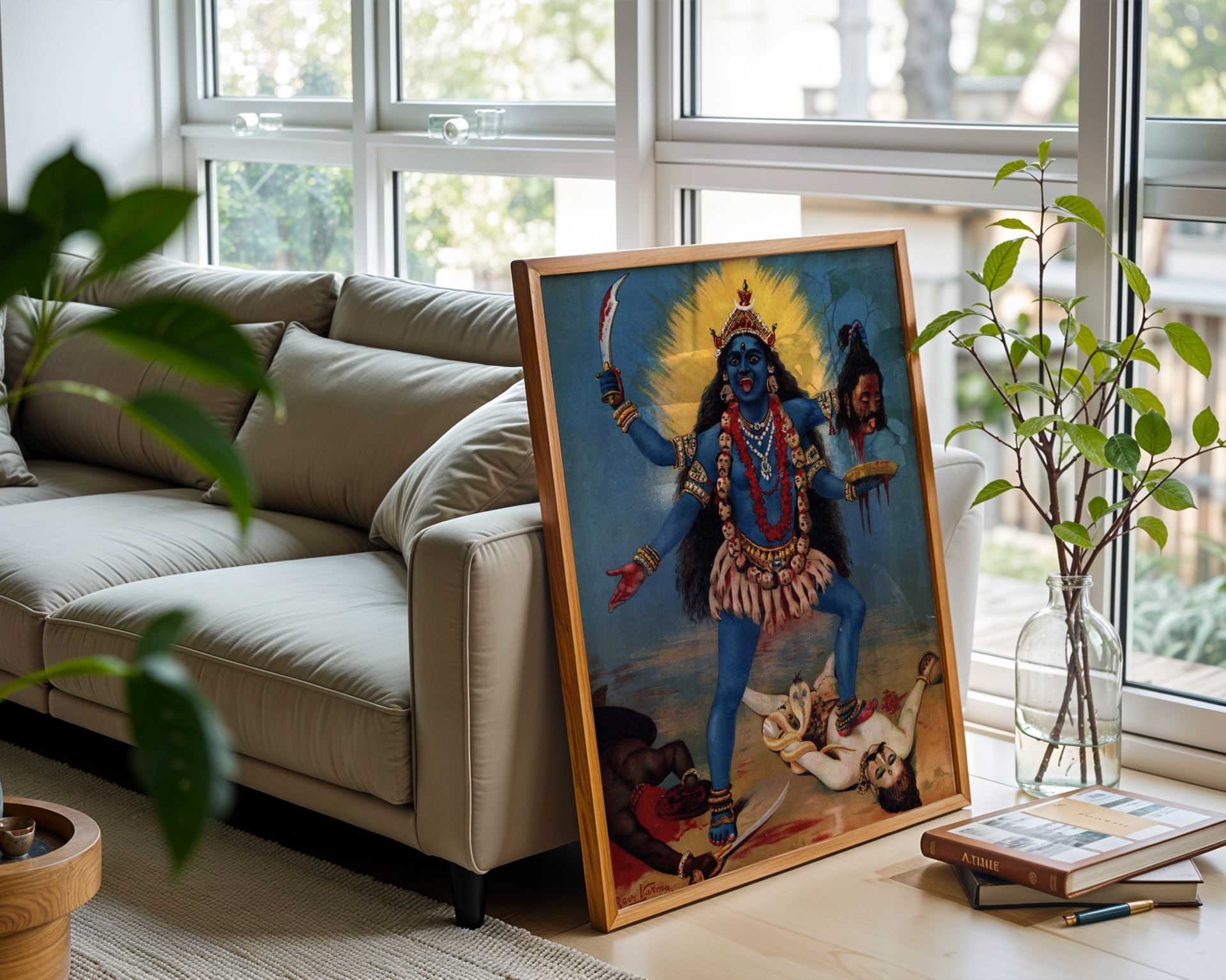 Raja Ravi Varma - Goddess Kali (1910)
