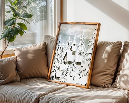 Theodor Kittelsen - Stavkirke