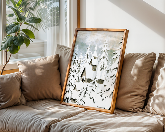 Theodor Kittelsen - Stavkirke