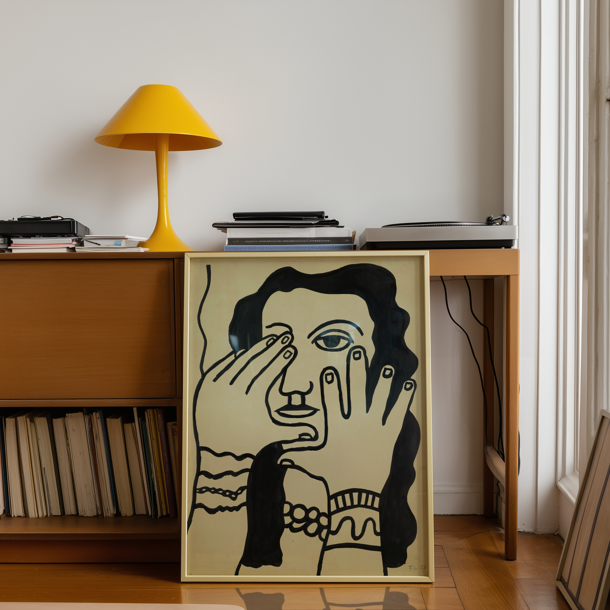 Fernand Léger - Visage aux mains