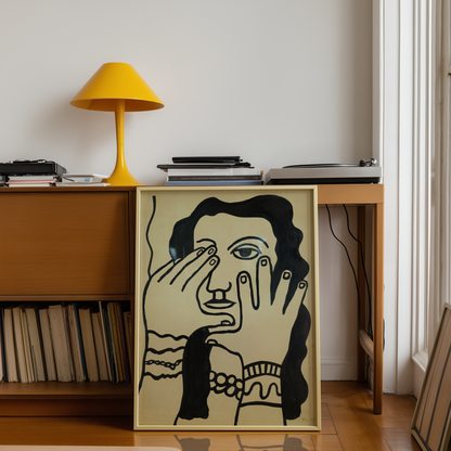 Fernand Léger - Visage aux mains