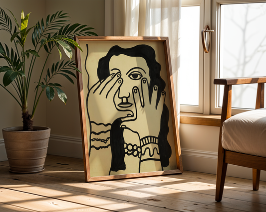 Fernand Léger - Visage aux mains