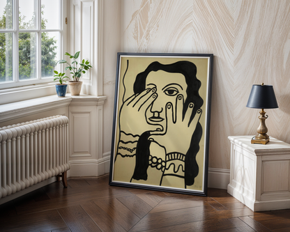 Fernand Léger - Visage aux mains