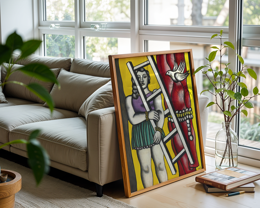 Fernand Léger - La Jeune Fille à l'Échelle