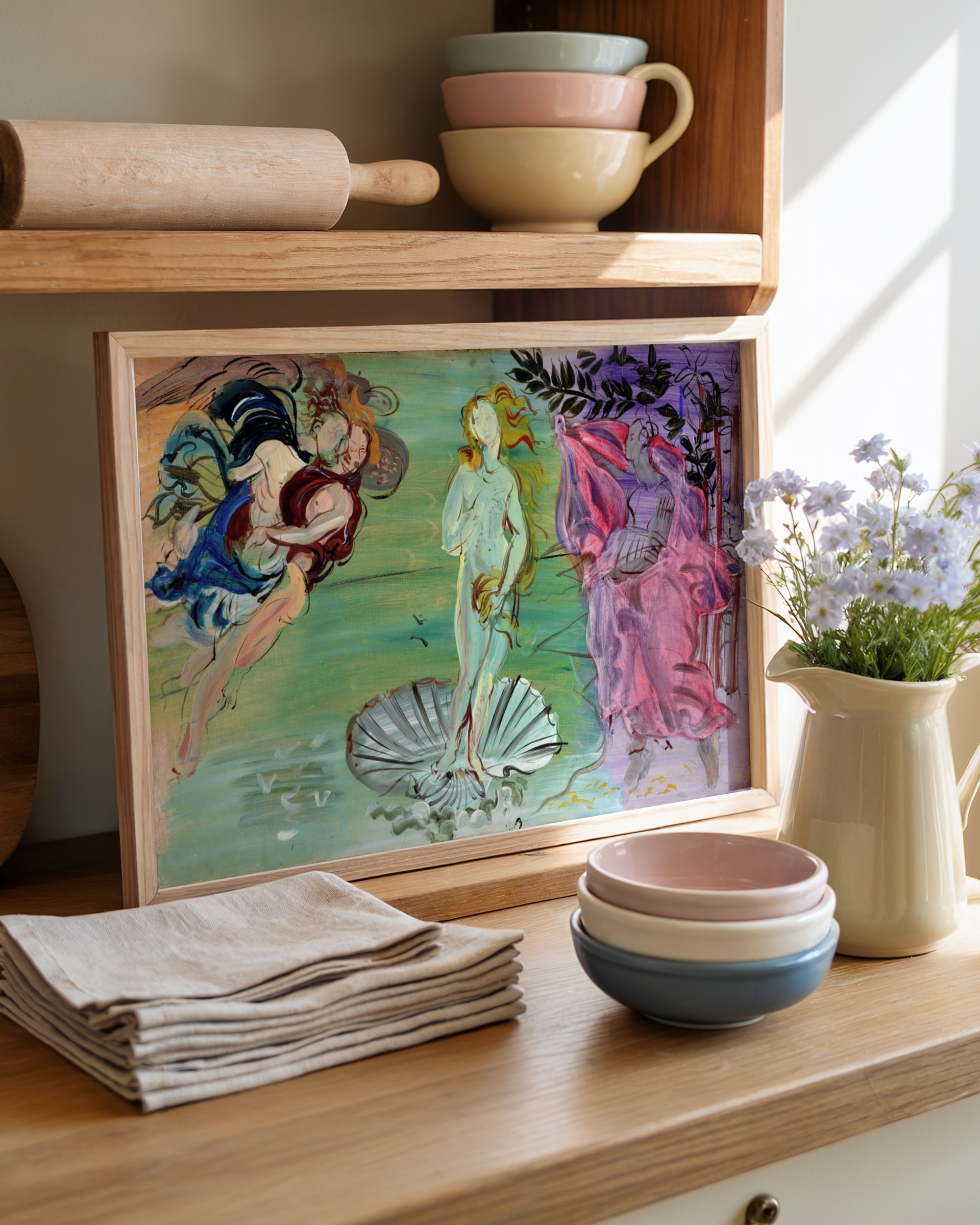 Raoul Dufy - La naissance de Vénus d'après Botticelli
