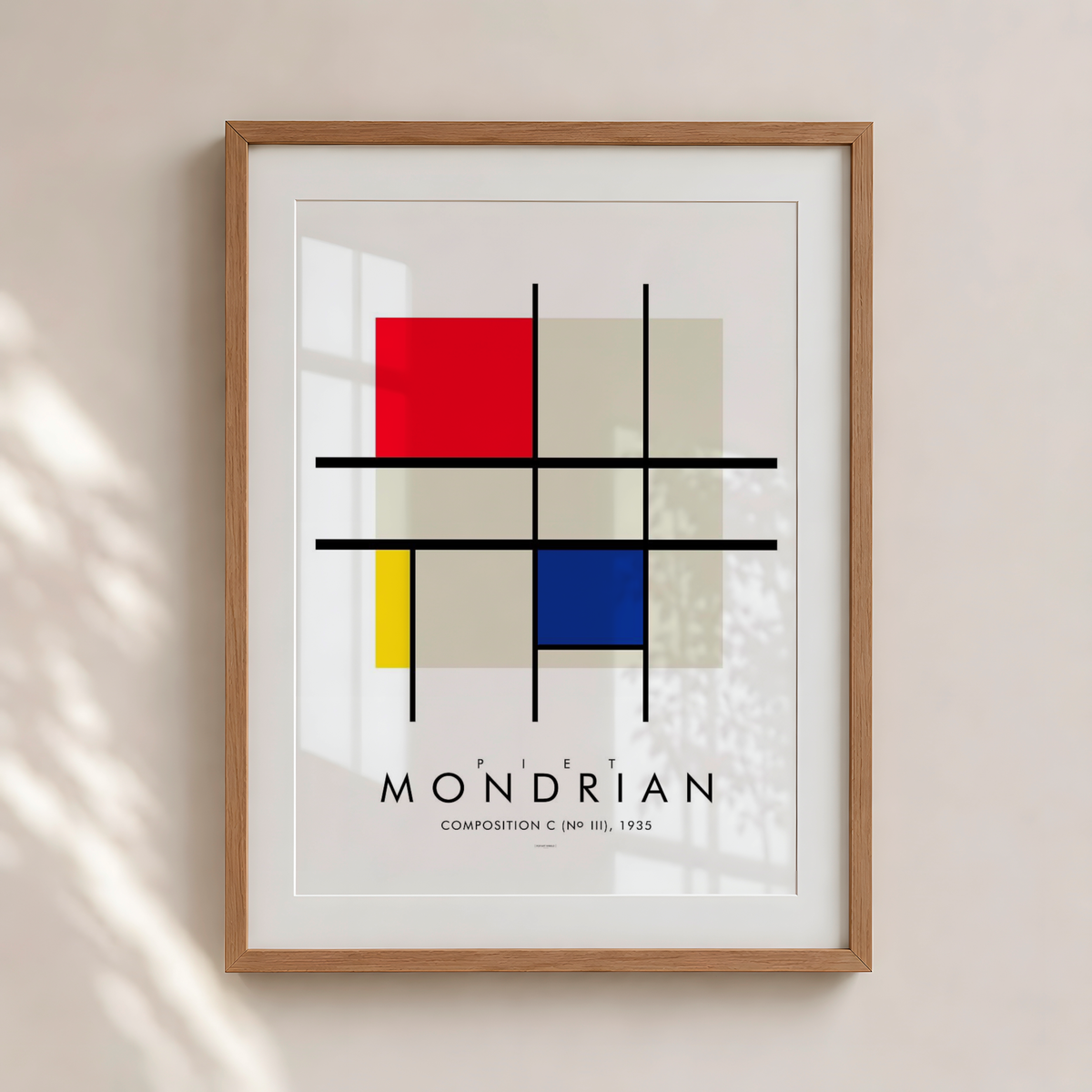 Piet Mondrian - Composition C (No. III), 1935