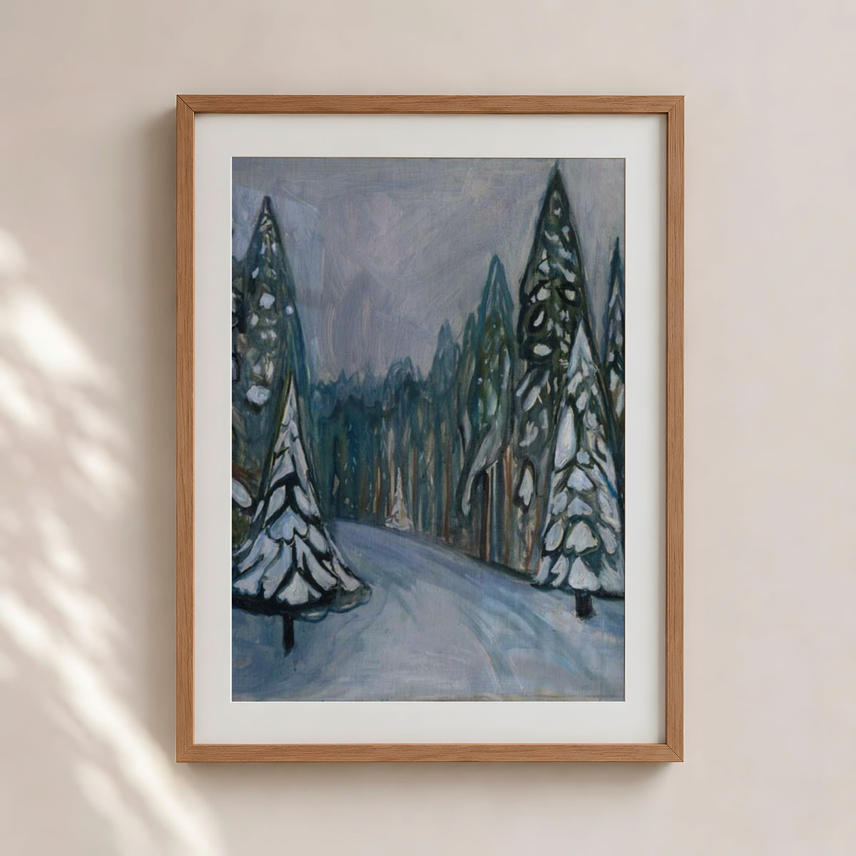 Edvard Munch - New Snow (Nysnø)