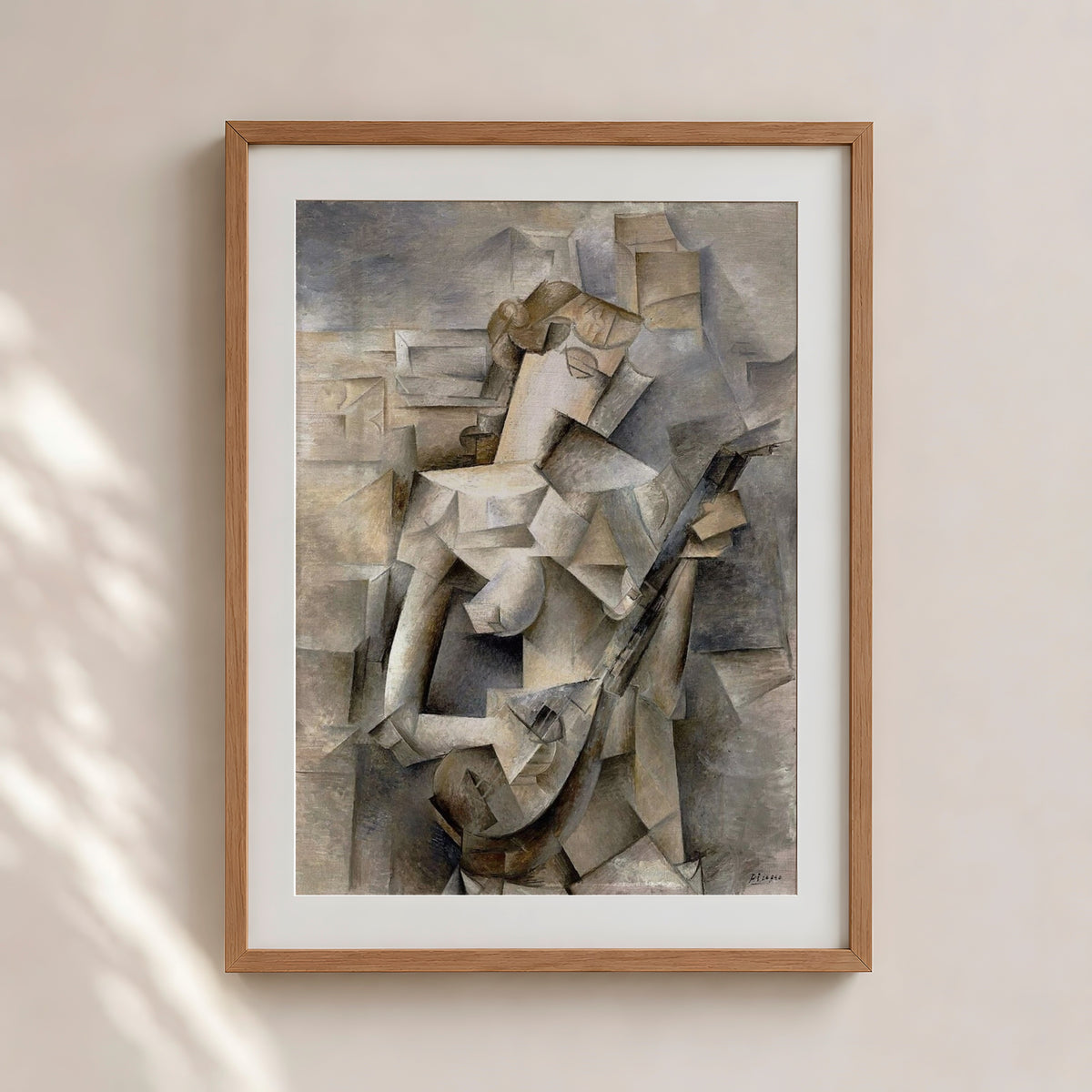 Pablo Picasso - Girl with Mandolin (1910)