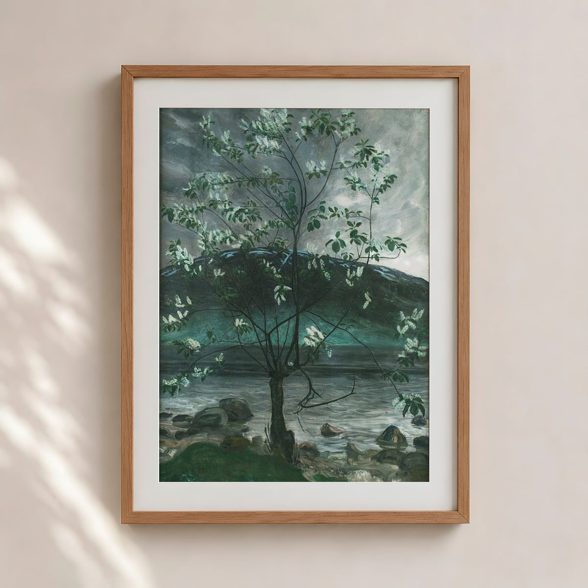 Nikolai Astrup - Kald vårnatt og hegg