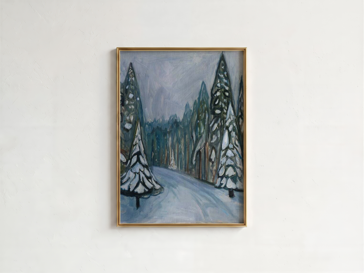 Edvard Munch - New Snow (Nysnø)