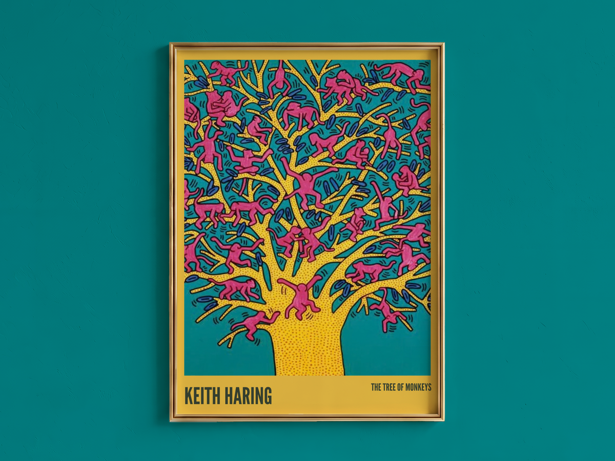 Keith Haring - The Tree of Monkeys
