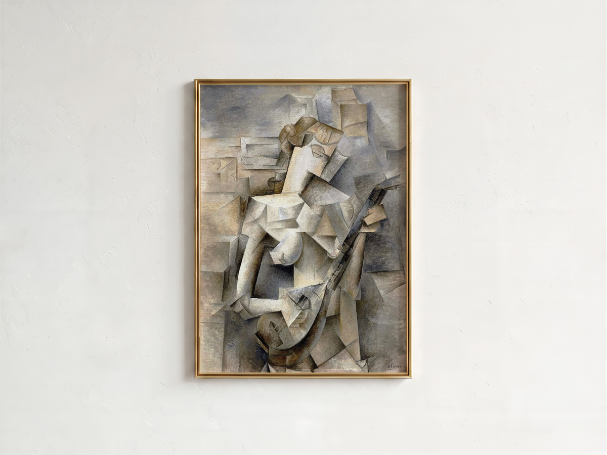 Pablo Picasso - Girl with Mandolin (1910)