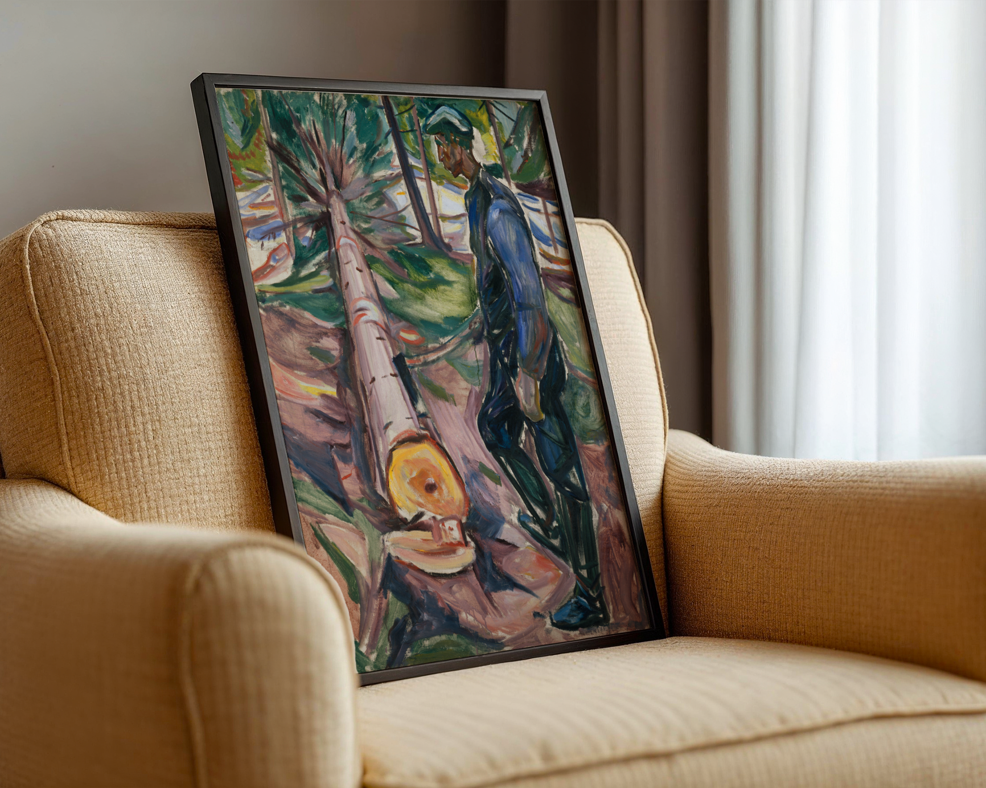 Edvard Munch - Tømmerhoggeren (1913)