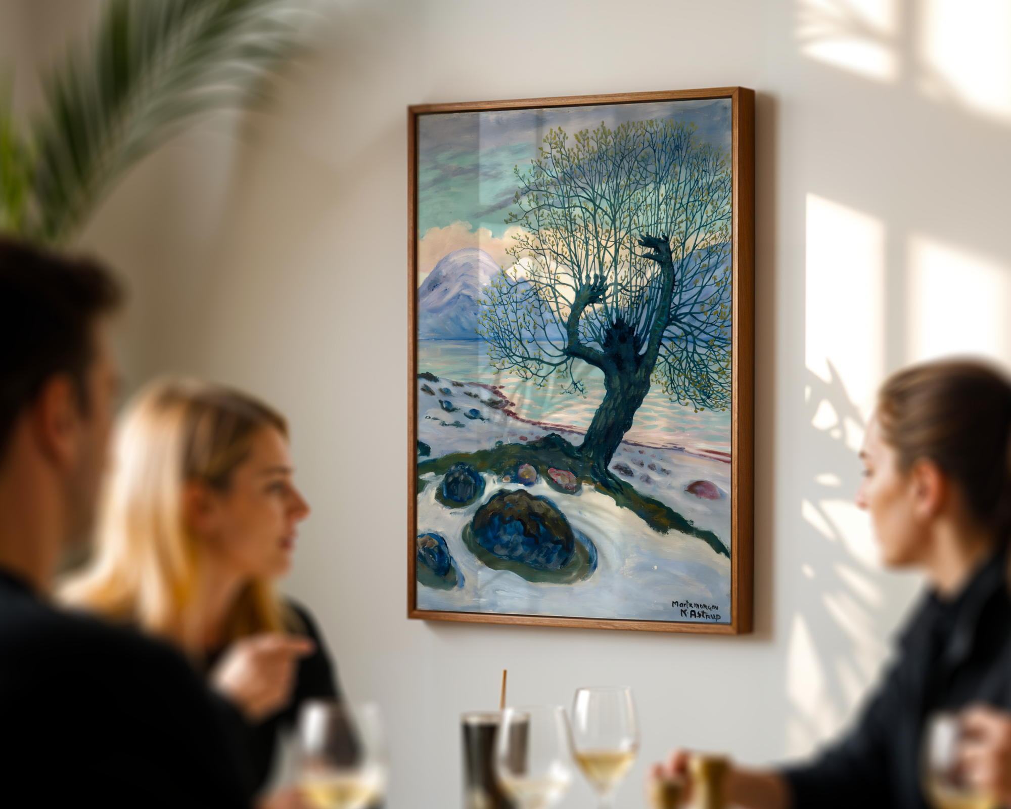 Nikolai Astrup - Vintermorgen i Mars